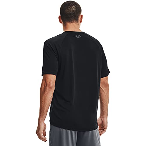 Under Armour Tech 2.0 Shortsleeve, Camiseta Hombre, Negro (Black / Graphite) , L