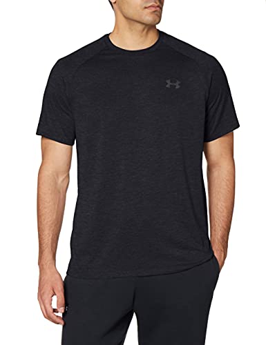 Under Armour Tech 2.0 Shortsleeve, Camiseta Hombre, Negro (Black / Graphite) , L