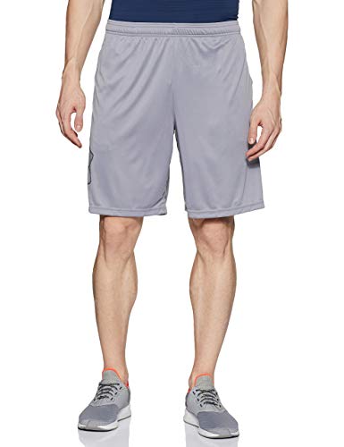 Under Armour Tech Graphic Short, Pantalón corto Hombre, Gris (Steel / Black) , L