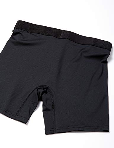 Under Armour Tech Mesh 6In 2 Pack Deportiva de Secado rápido y Transpirable, cómoda Ropa Interior de los Hombres para Clima Caliente, Negro/Negro (001), Small