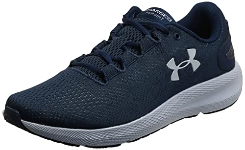 Under Armour UA Charged Pursuit 2 Zapatillas para Correr para Hombre, Azul (Academy / White / White), 44.5 EU