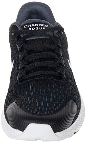 Under Armour UA GS Charged Rogue 2, Zapatillas para Correr, Calzado Deportivo De Calidad para Hombre Unisex Adulto, Negro (Black/Halo Gray/White), 37.5 EU