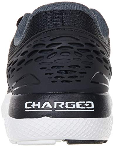 Under Armour UA GS Charged Rogue 2, Zapatillas para Correr, Calzado Deportivo De Calidad para Hombre Unisex Adulto, Negro (Black/Halo Gray/White), 37.5 EU