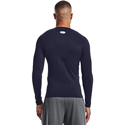 Under Armour UA HG Armour Comp LS, camiseta de manga larga hombre, Azul (Royal / White) , L