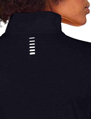 Under Armour UA Streaker 2.0 Half Zip Sudadera, Mujer, (Black/Black/Reflective (001), XL