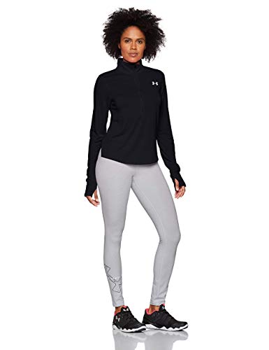 Under Armour UA Streaker 2.0 Half Zip Sudadera, Mujer, (Black/Black/Reflective (001), XL