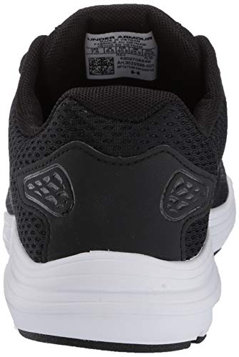 Under Armour UA Surge 2 Zapatillas para Correr para Hombre, Negro (Black / White / Mod Gray), 40.5 EU