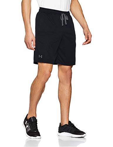 Under Armour UA Tech Mesh, Pantalones Cortos Hombre, Black/Pitch Gray, L