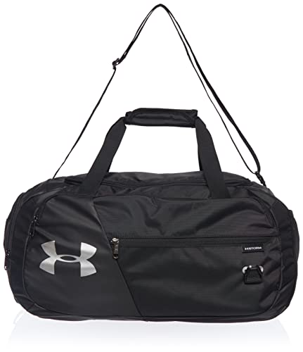 Under Armour Undeniable 4.0 Duffle SM, bolsa de deportes, bolsa de entrenamiento unisex, Negro (Black / Black / Silver) , One Size