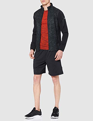 Under Armour Warm-up Chaquetas, Hombre, Black/Radio Red/Reflective, S/M