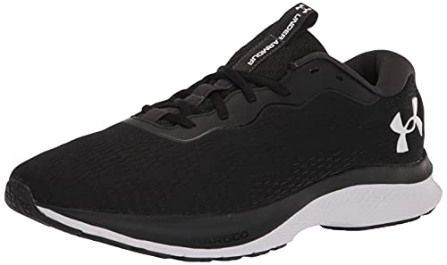 Under Armour Women's Charged Bandit 7 Running Shoe, Black (003)/White, 6