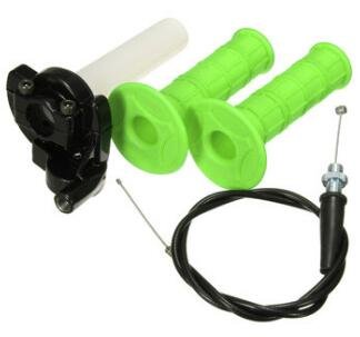 Ungfu Mall - Dos puños de 2,2 cm y acelerador con cable para pit bike o bugui de 110 cc o 125 cc