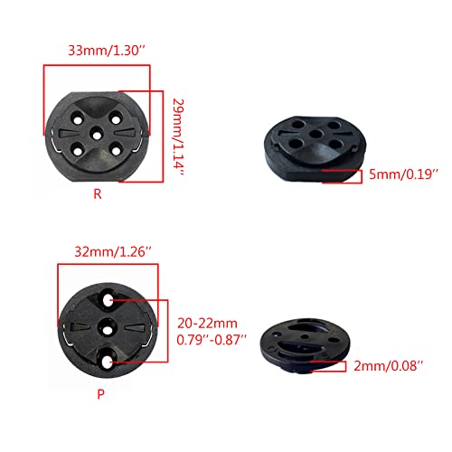 unknows Bike Bicycle Computer Bracket Mount Fixed Base for Giant/GaPro Computers Rotate Replance Parts Durable Lightweight Male Seat Covers