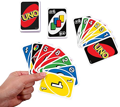 UNO Original - Juego de Cartas Familiar - Clásico - Baraja Multicolor de 112 Cartas - De 2 a 10 Jugadores - Para Niños y Adultos - Regalo para 7+ Años