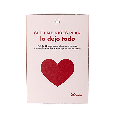 UO Vales para parejas- Mi persona Favorita. Regalos originales para parejas