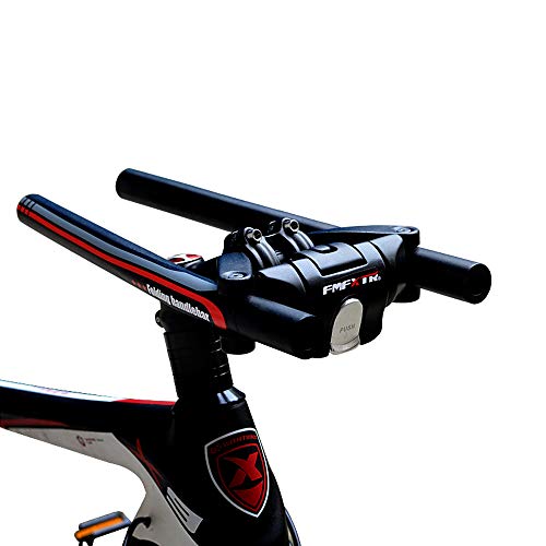 UPANBIKE Bicicleta plegable Manillar Aleación de aluminio Scooter Manillar Barra plegable de liberación rápida 31.8mm/25.4mm (Negro+Verde)