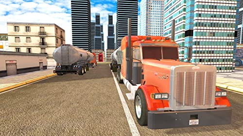 Uphill Cargo Truck Driving Simulator 3D: conductor del transportador de carga en Mega City Driving Parking Frenzy Adventure Simulation juegos gratis para niños 2018