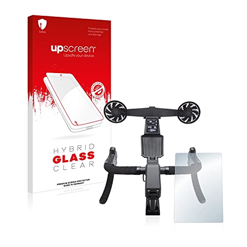 upscreen Protector Pantalla Híbrido Compatible con TacX Neo Bike Smart Hybrid Glass – 9H Dureza