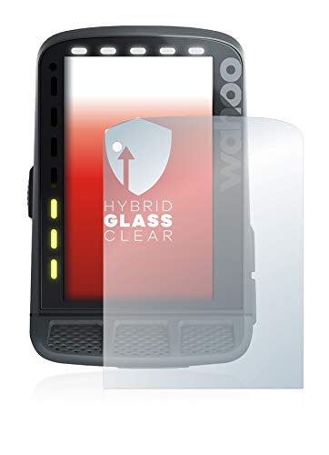 upscreen Protector Pantalla Híbrido Compatible con Wahoo Elemnt Roam Hybrid Glass – 9H Dureza