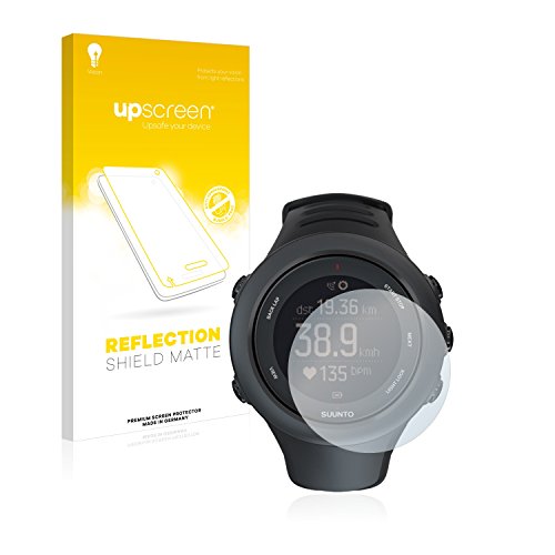 upscreen Protector Pantalla Mate Compatible con Suunto Ambit3 Sport Black/Vertical Película – Antireflejos, Anti-Huellas