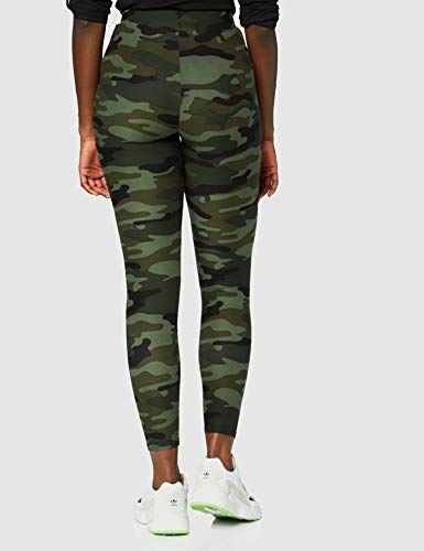 Urban Classics Ladies Camo, Mallas, para Mujer, Verde (Wood Camo), M