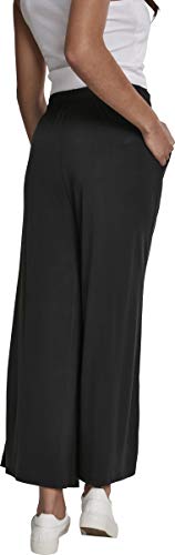 Urban Classics Ladies Modal Culotte Pantalones, Negro (Black 00007), 42 (Talla del Fabricante: Large) para Mujer