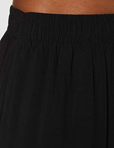 Urban Classics Ladies Wide Viscose Culotte Pantaln de Vestir, Negro, S para Mujer
