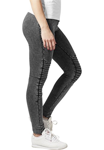 Urban Classics Leggings Denim Jersey, Leggings De Deporte, para Mujer, Gris (Darkgrey), Small (Talla del fabricante: Small)