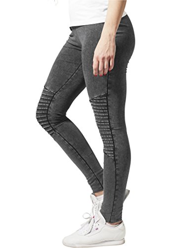 Urban Classics Leggings Denim Jersey, Leggings De Deporte, para Mujer, Gris (Darkgrey), Small (Talla del fabricante: Small)