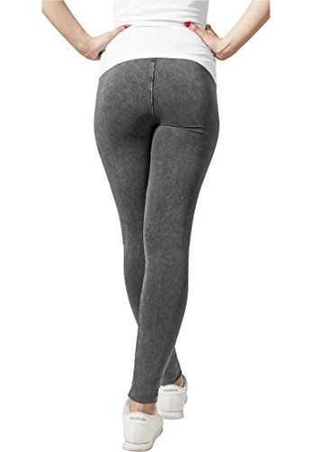 Urban Classics Leggings Denim Jersey, Leggings De Deporte, para Mujer, Gris (Darkgrey), Small (Talla del fabricante: Small)