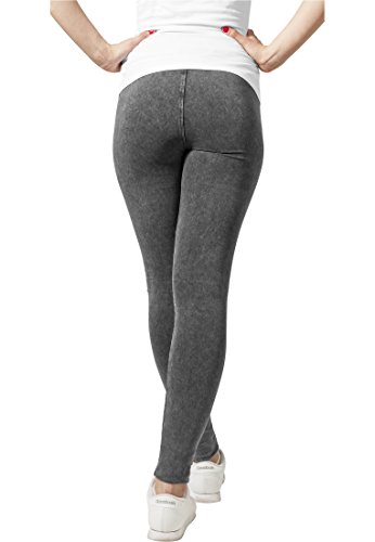 Urban Classics Leggings Denim Jersey, Leggings De Deporte, para Mujer, Gris (Darkgrey), Small (Talla del fabricante: Small)