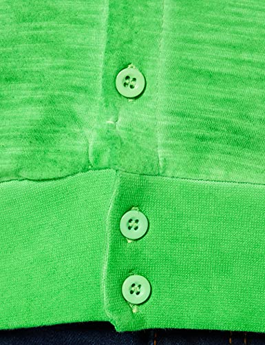 Urban Classics Spray Dye Slub Cardigan Chaqueta Punto, Verde (Mint 00348), Medium para Hombre