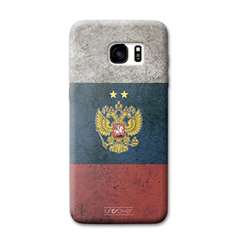 Urcover Funda Galaxy S7 Campeonato de Europa de fútbol 2021 Football, Carcasa Trasera Camiseta de Futbol [Team Rusia] Protector Mundial de Fútbol Cover Samsung Galaxy S7 Case TPU Flexible