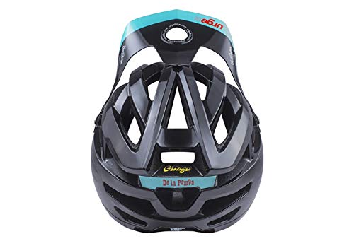 Urge Gringo de la Pampa Noir S/M Casco Integral para Bicicleta de montaña, Unisex Adulto, Negro