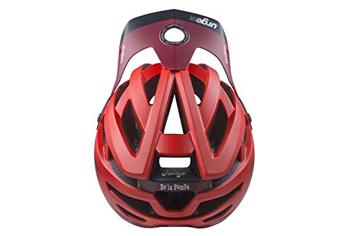 Urge Gringo de la Pampa Rouge S/M Casco Integral para Bicicleta de montaña, Unisex Adulto, Rojo