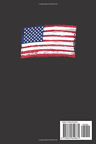 USA Patriot from Santa Cruz, CALIFORNIA: The perfect United States diary notebook for patriotic Americans from Santa Cruz, CALIFORNIA gift, 120 Pages Lined Journal Paper