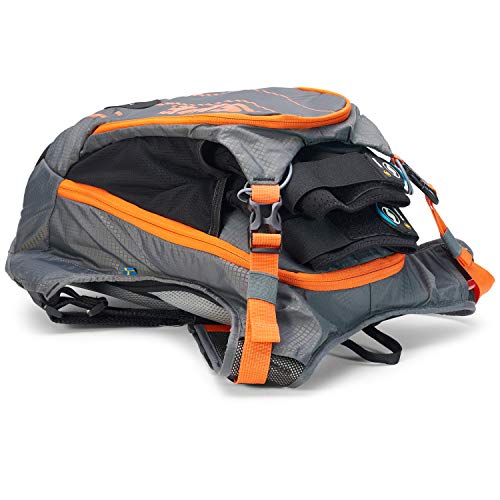 USWE Airborne 15 Mochila de hidratación, Gris/Naranja, Size