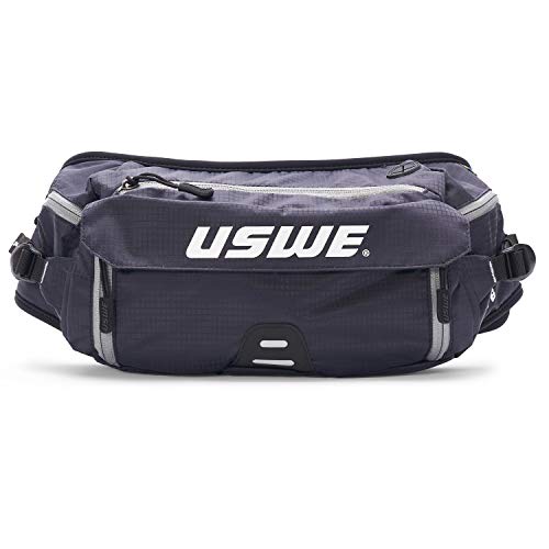 USWE Prime Zulo 2 Cinturón de hidratación, Unisex Adulto, Negro, Size