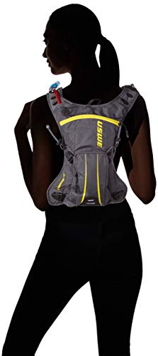 USWE Sports Airborne 3 - Mochila de hidratación con Bolsa (3 L), Color Gris