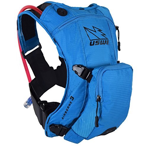 USWE Sports Niños Airborne 3 Junior Hydration Pack, Blue, Fits All