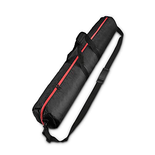 UTEBIT 100CM Trípode Bolsa Resistente al Agua Oxford Bolsa de Trípode Ligera Ajustables Soporte de luz Estuche de Transporte Inoxidable Doble Cremallera Cabeza para Equipo fotográfico