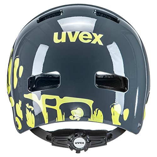 Uvex 4148191117 Casco, Niños, Gris/Lima, M