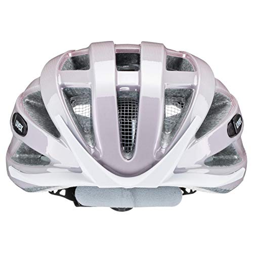 Uvex Air Wing Casco de Bicicleta, Unisex-Adult, White-rosé, 52-57 cm