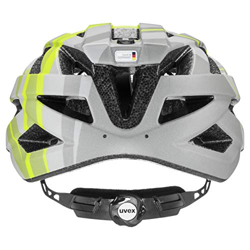 uvex Air Wing CC Casco de Bicicleta, Unisex-Adult, Grey-Lime Mat, 56-60 cm