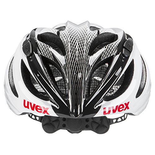 Uvex Boss Race - Casco de ciclismo, color blanco / negro, talla 52 - 56 cm