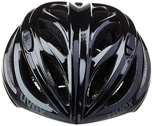 Uvex Boss Race Casco de Ciclismo, Unisex Adulto, Black, 52-56 cm