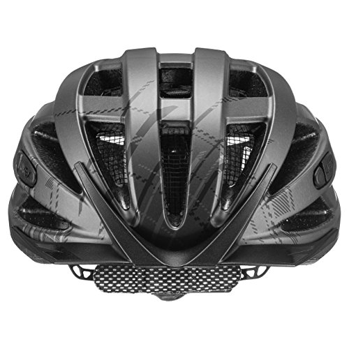 Uvex City I-Vo Casco de Ciclismo, Unisex Adulto, Dark Silver Mat, 56-60 cm