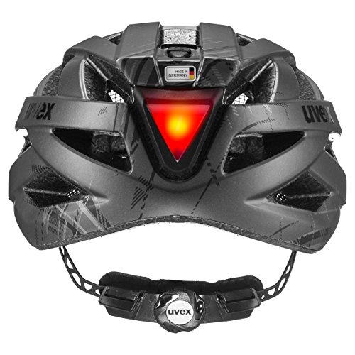 Uvex City I-Vo Casco de Ciclismo, Unisex Adulto, Dark Silver Mat, 56-60 cm