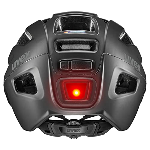 Uvex Finale 2.0 e-Bike Casco de Bicicleta, Adultos Unisex, Black Mat, 52-57 cm