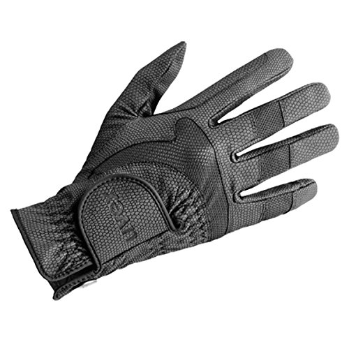 Uvex I-Performance 2 Guantes de equitación, Adultos Unisex, Black, 8